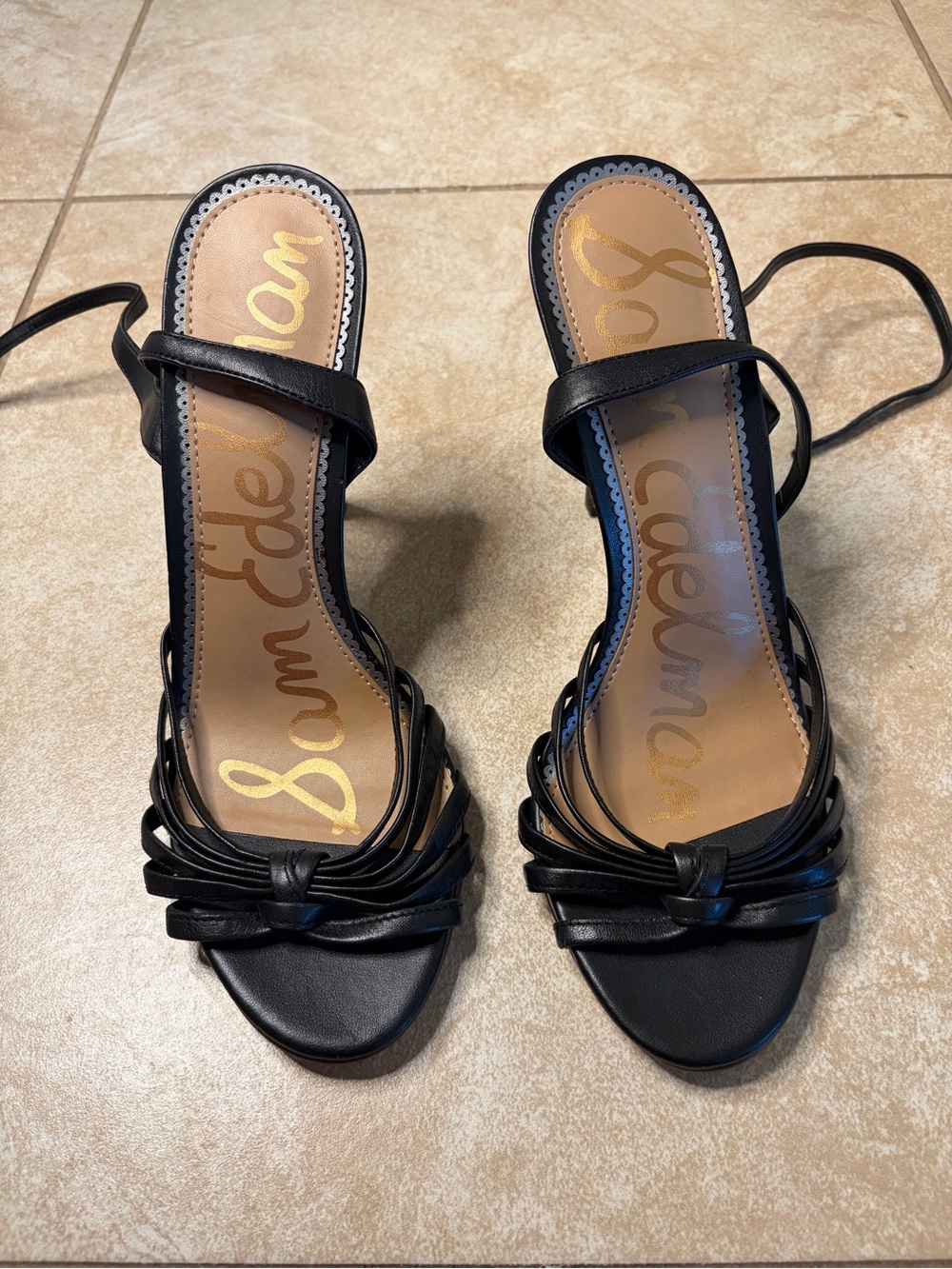 Sam Edelman Black Strappy Women's Sandals 8.5 Never worn